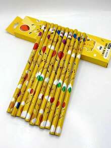 pokemon 12支宝可梦可爱卡通人物造型铅笔，学习用品，生日礼物，圣诞礼物。 - 12pcs - 查看 6
