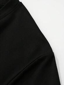 GRDR Men's Classic 2 In 1 Pocket Round Neck Short Sleeve T-Shirt, Fashionable Minimalist Commuting Versatile - Black - View 5