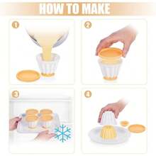 8/4/2pcs Ceramic Patterned Baking Molds And Ramekins, Microwave & Dishwasher Pudding Molds For Desserts, Quiches, Sauces - Ceramic Baking Dishes - Multicolor - View 4