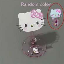 SANRIO 新款Hello Kitty手机支架 - 懒人多功能可调节高度折叠桌面平板电脑支架 - 观看电视节目的理想之选，完美的生日和圣诞礼物 - A - 查看 11