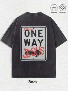 2026-Camisa de manga corta con botones y efecto lavado retro para hombre, top de textura vintage relajada, atuendo casual diario para la calle - Negro - Ver 4