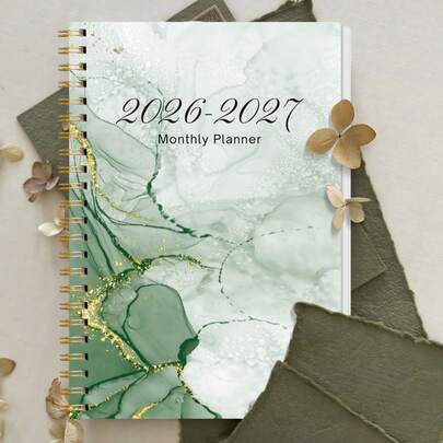 2026–2027 Monthly Planner 24 Month Weekly Daily Planner Calendar Notebooks Spiral Organizer For Productivity & Time Management, School Office Supplies Desk Accessories Adult Gifts Teacher Gifts Mothers Day Gift