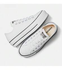 Converse Women Casual Athletic Shoes - White - View 4