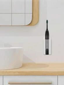 1/2pcs Electric Toothbrush Holder, Wall Mounted Bathroom Electric Toothbrush Rack, Self-Adhesive Electric Toothbrush Storage Organizer To Save Space - Multicolor - View 7