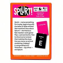 Splurt! Fast-Thinking Word Card Game - Fast-Paced Party Game For Groups, Race To Call Out Matching Answers, Perfect For Game Night With Friends - Multicolor - View 3