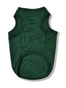 3 piezas Chaleco de unicolor de poliéster, combinación colorida, anti-pulgas, reduce el desprendimiento de pelo, aislante, transpirable para gatos y perros de interior y exterior - Multicolor - Ver 7