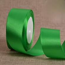 25 Yards Satin Ribbon 4CM Wide, Wedding Chair Decor, Flower Gift Wrapping, Cake Packaging Ribbon - Multicolor - View 29