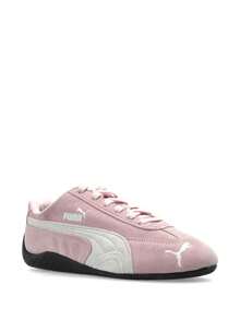 PUMA Speedcat OG Sneakers - Authentic Heritage Motorsport Shoes | Viral 2026 Unisex Slim-Fit Racing Trainers | Premium Suede Low-Profile Footwear | Iconic Archive Speedcat Lifestyle Shoes | Classic Moto-Core Streetwear Sneakers - Whisp of Pink/White - 查看 2