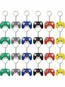 Bộ 6 màu tay cầm chơi game, móc khóa hình tay cầm chơi game, đồ trang trí tiệc sinh nhật, quà tặng cho bé trai bé gái, kỷ niệm, quà bỏ vào túi phần thưởng. - Nhiều màu - Xem 2