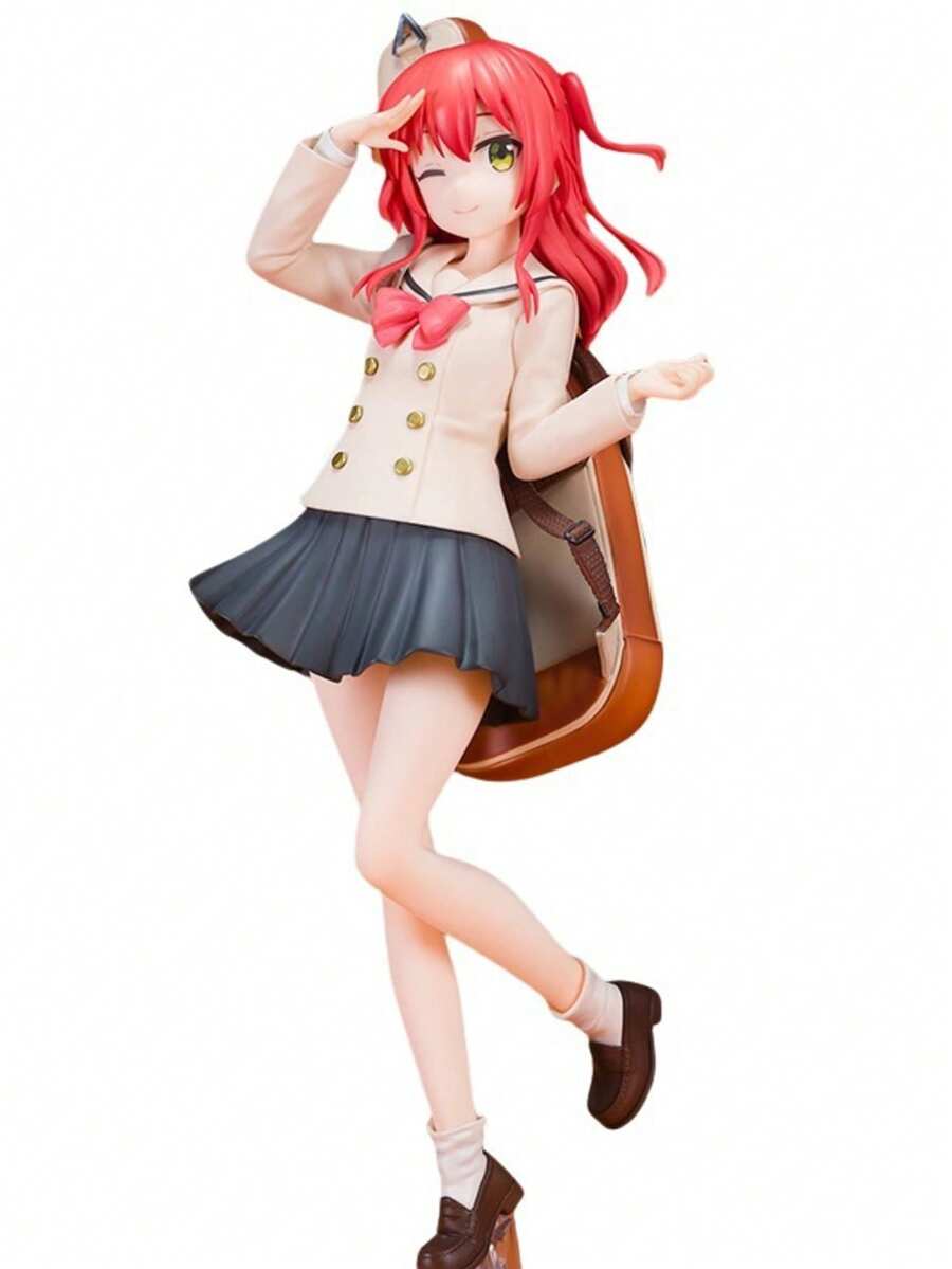 Doki Doki Literature Club! Literature Club Figure Model, Anime Character Cute Girl Figure Ornament, Height About 18CM, Monika Figure Model, Sayori Figure Model, Natsuki Figure Model, Yuri Figure Model, Home Desktop Anime Figure Model Ornament, Cute Girl Figure Model Ornament, Doki Doki Literature Club Figure, Doki Doki Literature Club Peripheral Figure Model (Model Base Transparent Or White Random) - Multicolor - View 1