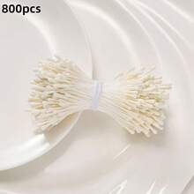 400/800 nhụy hoa nhân tạo, nhụy hoa giả ngọc trai, đồ trang trí nhà cửa tự làm, thích hợp cho cắm hoa cưới, trang trí nhà cửa thủ công, Lễ Phục Sinh, Ngày của Mẹ, Ngày của Cha và các dịp khác. - trắng - Xem 14