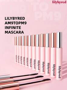 lilybyred K-Beauty AM9 至 PM9 无限睫毛膏，精细刷头，卷翘浓密睫毛，持久防水防汗配方，无水配方提供持久防水效果，不结块，全天防晕染，易于使用，日常眼妆 - #02 Volume&Curl - 查看 2