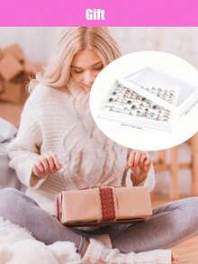 1pc 100-Slot Jewelry Ring Display Box, Large Capacity Storage Box, Tray-Style Earring Storage Display Box, Dust-Proof Transparent Storage Box With Transparent Lid, Suitable For Studs, Earrings And Multiple Rings, Ideal For Drawer Storage And Display - Multicolor - View 9