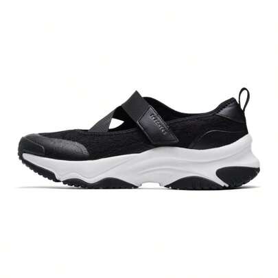 Skechers Giày nữ thường ngày, giày thể thao đế dày kiểu Mary Jane của MOONHIKER, giày thoải mái hàng ngày, giày thể thao ngoài trời 177604-BLK