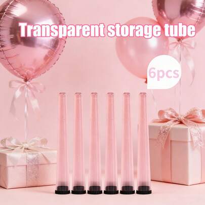 3-Pack Pre-Rolled Cone Storage Tubes, Plastic Material With Threaded Cap Design, 3 Color Options (Black/Pink/Transparent), Suitable For Storing King Size Pre-Rolls, Convenient For Carrying On The Go, Smoking Accessories, Holiday Surprise Gift