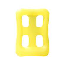 1 pieza Flotador inflable de piscina de 4 rejillas reforzado con respaldo, diseño duradero y estable, adecuado para adultos como silla de descanso de piscina al aire libre, hamaca de agua, disponible en múltiples colores - Multicolor - Ver 13