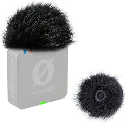 适用于 Rode Wireless Pro 的麦克风防风罩，防风罩/防喷罩，兼容 Rode Wireless Pro 无线麦克风系统，降低背景噪音，提升音质（2 个装）