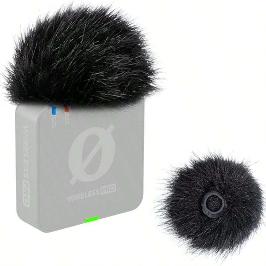 Vỏ bọc micro cho Rode Wireless Pro, mút chắn gió lông mèo lọc tiếng pop tương thích với hệ thống micro không dây Rode Wireless Pro, giảm tiếng ồn nền, cải thiện chất lượng âm thanh (2 cái) - Một cỡ - Xem 1