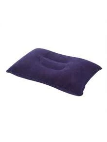 1pc Inflatable Square Pillow, Travel Neck Pillow, Portable U-Shaped Pillow Suitable For Airplane, Lightweight Foldable Nap Pillow Suitable For Travel And Office - Multicolor - View 13