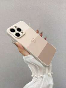 Funda de teléfono con forma de corazón, pintada y con amortiguación reforzada, compatible con 15 Pro Max, 14, 13, 12, 11, XS, XR, 7/8, compatible con Samsung Galaxy A03s, A03 Core, A04, A12, A13, A14, A21s, A22, A23, A24, A32, A33, A34, A51, A52, A53, A54, A71, A72, A73, S20 FE, S21, S22, compatible con Redmi 9, 9A, 10A, 10C, compatible con Redmi Note 9, 10, 11, 12, 12C, teléfonos móviles, bolsas, accesorios para móviles, fundas para teléfonos, decoración de habitaciones, accesorios, fundas transparentes para teléfonos, verano, correas para teléfon - Estilo (1 pieza) - Ver 7