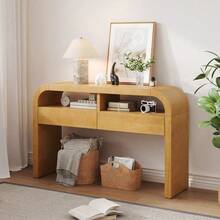 Sofa & Console Tables - Natural + MDF - View 3
