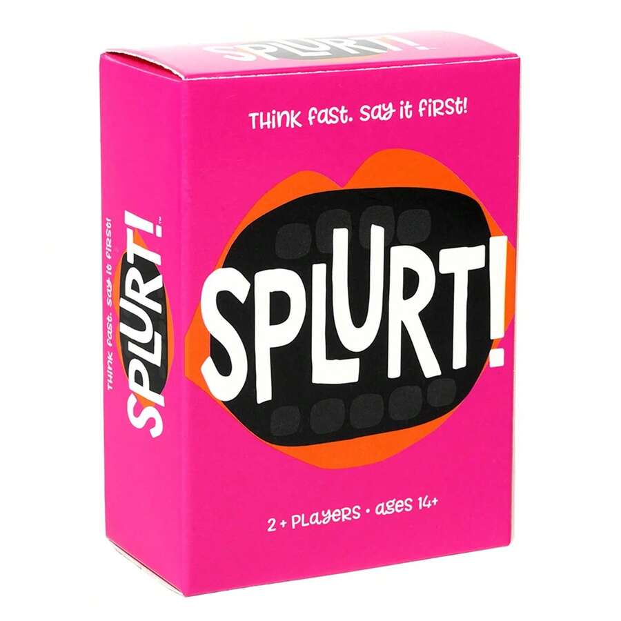 Splurt! Fast-Thinking Word Card Game - Fast-Paced Party Game For Groups, Race To Call Out Matching Answers, Perfect For Game Night With Friends - Multicolor - View 1