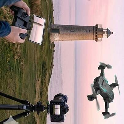 Drone S6 HDRC New Generation - Câmera HD, Conexão WiFi e Estabilização de Voo