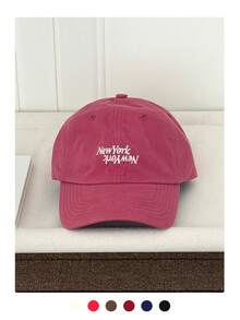 Soft Crown Minimalist Letter Embroidery Baseball Cap, Unisex Versatile American Style Snapback Hat, Retro Design Suitable For Large Head Circumference, Gray Color Skater Hippie Chicks Style - Newyork Embroidery - View 12