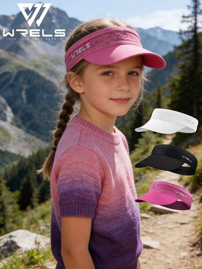 1 chiếc mũ trẻ em WRELS thoải mái, mũ thoáng khí thấm mồ hôi thích hợp cho đạp xe và chạy bộ, mũ che nắng cho trẻ em khi leo núi và đi bộ đường dài, mũ thể thao chống nắng cho trường học, phù hợp cho các hoạt động ngoài trời, cắm trại, leo núi, đạp xe và đi học.