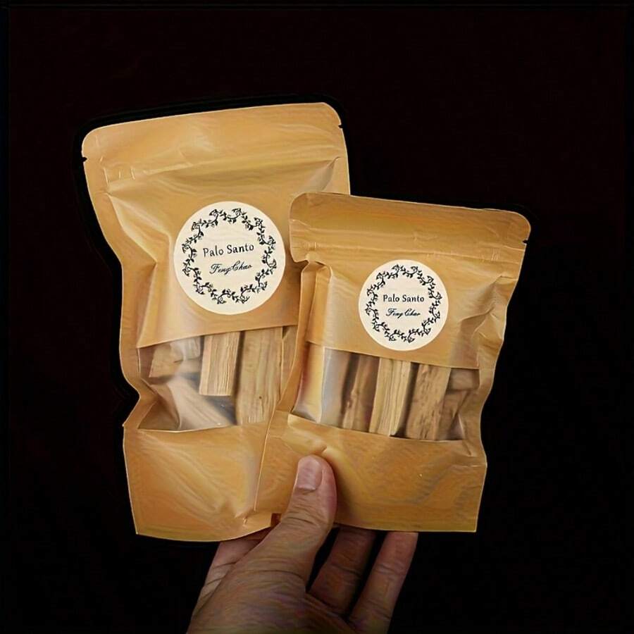 30g/50g South American Peruvian Palo Santo Sticks, Incense For Space Purification, Aromatherapy, Mind Cleansing, Refreshing And Air Purifying
