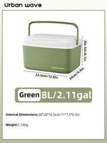 Thùng giữ lạnh di động URBANWAVE đựng được 20 lon, bền chắc, cách nhiệt tốt, giữ lạnh đến 24 giờ, thích hợp cho cắm trại, bãi biển, câu cá, thùng giữ lạnh nhỏ gọn dùng cho dã ngoại và các chuyến đi đường dài. - A - Xem 9