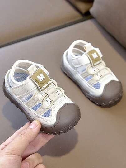 1 Pair 2026 New Children's Sports Sandals, Boys And Girls Casual Sandals, Toddler Baby Shoes, Suitable For Summer
