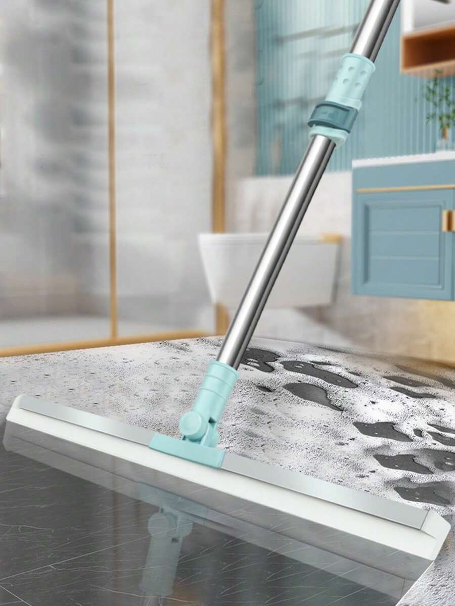 Silicone Squeegee, Bathroom Floor Glass Scraper, Household Cleaning Tool - 52cm - View 1
