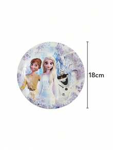 51件套冰雪奇缘主题生日派对用品及装饰套装 - 包括餐盘、杯子、餐巾纸、一次性餐具，可供10人使用的生日派对餐桌装饰，也适用于万圣节、圣诞节、感恩节和节日晚宴。是万圣节、圣诞节、感恩节和节日派对装饰的理想之选。 - 彩色 - 查看 3
