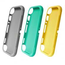Silicone Case For Ninten Do Switch Lite, Anti-Slip Grip Protective Cover, Shockproof & Anti-Scratch Shell, Compatible With Nintendo Switch Lite (Yellow/Green/Grey) - View 7