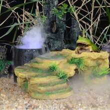 1件套家用雾化灯组合，万圣节装饰，女巫坩埚喷雾器，客厅鱼缸加湿器，室内桌面雾化器 - 彩色 - 查看 8