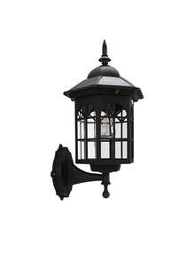 Luces solares LED para hogar, jardín, exteriores, patio, parque, se encienden automáticamente de noche, con sensor de movimiento, lámpara de pared estilo retro, iluminación de caminos, iluminación nocturna - Multicolor - Ver 13
