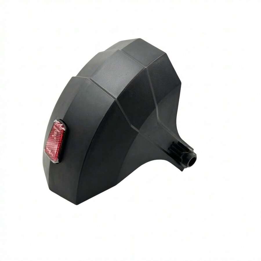 1 buah Spatbor Belakang Skuter Listrik KuKirin G2 Plastik dengan Desain Reflektif - Hitam - View 1