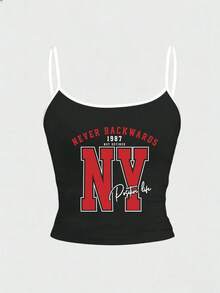 Bộ đồ 2 mảnh thời trang tối giản mùa hè mới, gợi cảm, năng động, gồm áo tank top không tay ôm sát, dây đeo điều chỉnh được, kiểu dáng thường ngày dành cho nữ. - Đen và trắng - Xem 6