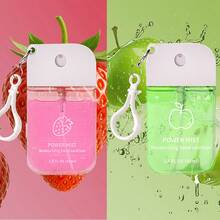 1/6/8瓶装香草、柠檬草和草莓香味免洗洗手液喷雾，家居旅行卫生清洁消毒套装。Sental旅行防护套装，旅行必备防晒霜涂抹器，假日必备。 - 水果 - 查看 14