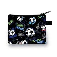 New Stylish Wallet, Cute Cartoon Football/Basketball Print Wallet, Suitable For Men, Women, Students, Children - Multicolor - View 13