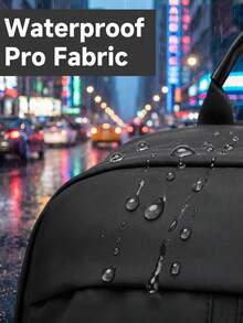 Sleek & Versatile Men's Functional Backpack With Water-Resistant Material And Large Capacity To Provide Protection In Rain Modern Minimalist 's Functional Backpack For Business Professionals Ergonomic Men's Functional Backpack Ideal For City Travel Men's Functional Backpack Bags & Cases Men's Functional Backpack - 黑色 - 查看 6