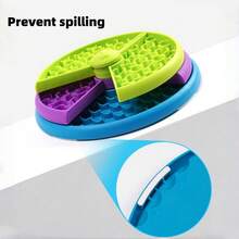 旋转慢食碗，防呛慢食碗，适合小型犬，防溢狗碗 - 1公升 - 查看 10