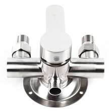 ZhdnBhnos Shower Faucet Control Valve, Wall Mount Single Handle Shower Mixer Valve, Bath Mixer Bathroom Water Tap Kit, Stainless Steel Exposed Shower Faucet With Switch For Cold And Hot Water (Kilopascal, 1600) - Variant,1 - View 7
