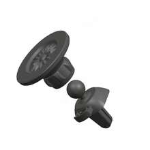 1 chiếc giá đỡ điện thoại từ tính đa năng, giá đỡ điện thoại gắn trên cửa gió điều hòa tiện dụng với nhiều đế. - Kiểu clip - Xem 3