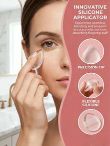 3个装硅胶化妆海绵 | 便携式旅行化妆工具，不吸油 | 遮瑕、粉底，可重复使用和清洗，化妆，便宜，房间装饰，梳妆台，旅行，卧室，化妆配件，粉扑，美妆蛋，散粉扑，化妆海绵，便宜，圣诞礼物，化妆，化妆工具，便宜货，礼物，女士礼物，圣诞礼物，赠品，旅行，便宜货，旅行必备 - 彩色 - 查看 8