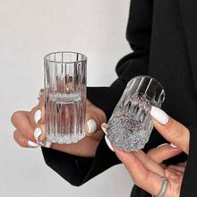 复古ins风玻璃杯，迷你一口杯，奢华高端酒杯，威士忌杯，高脚杯 - 查看 4