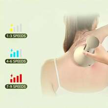 9-Speed Adjustable Intelligent Electric Scraping And Cupping Massager, 1200mAh Battery - Household Equipment, Holiday Gift, Modern Design, Suitable For Use At Home, Suitable For Legs, Hands, And Back, Household Equipment | Modern | Durable Structure - View 9