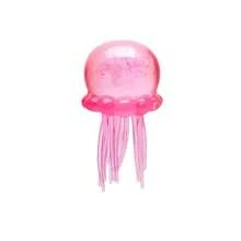 High-Quality Transparent Multi-Color Glitter Jellyfish Ornament, Cute Ocean-Themed Desktop Decoration, Soft Handheld Stress-Relief - 粉紅色 - 查看 5