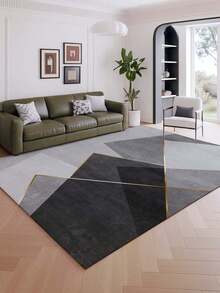 Karpet Dekoratif Dalam Ruangan dengan Motif Geometris Minimalis, Karpet Sofa Ruang Tamu, Karpet Kamar Tidur, Alas Anti Selip Samping Tempat Tidur, Karpet Ruang Makan dan Dapur, Alas Kursi Kantor, Keset Pintu Masuk, Selimut Piknik, Alas Kemah Luar Ruangan - Aneka warna--7 - View 16